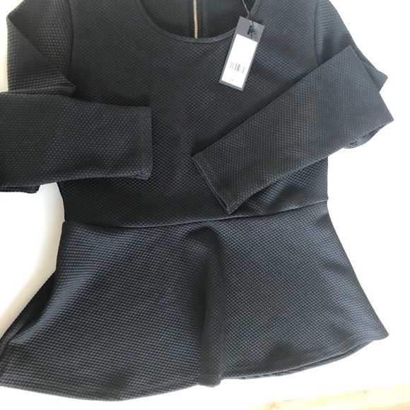 Dynamite Peplum BNWT large black - Picture 2 of 4